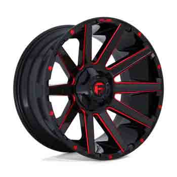 FUEL FUEL D643 CONTRA GLOSS BLACK RED TINT GLOSS BLACK RED TINT