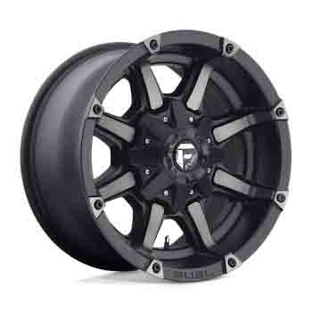 FUEL FUEL D556 COUPLER MATTE BLACK DOUBLE DARK TINT MATTE BLACK DOUBLE DARK TINT