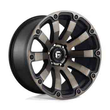 FUEL FUEL D636 DIESEL MATTE BLACK DOUBLE DARK TINT MATTE BLACK DOUBLE DARK TINT