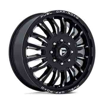FUEL OFF ROAD D868 ARC DUALLY GLOSS BLACK MILLED GLOSS BLACK MILLED