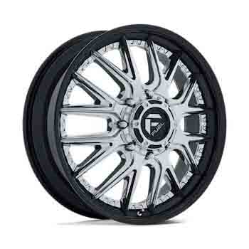 FUEL OFF ROAD D407 CATALYST DUALLY CHROME GLOSS BLACK LIP CHROME GLOSS BLACK LIP