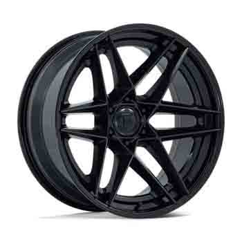 FUEL FUEL FC408 FLIGHT MATTE BLACK GLOSS BLACK LIP MATTE BLACK GLOSS BLACK LIP