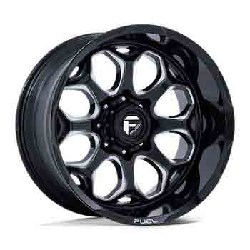 FUEL FUEL FC862 SCEPTER GLOSS BLACK MILLED GLOSS BLACK MILLED