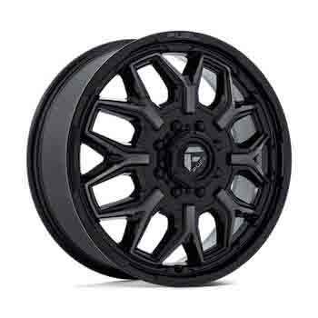 FUEL OFF ROAD D875 FLUX DUALLY GLOSS BLACK BRUSHED FACE GRAY TINT GLOSS BLACK BRUSHED FACE GRAY TINT