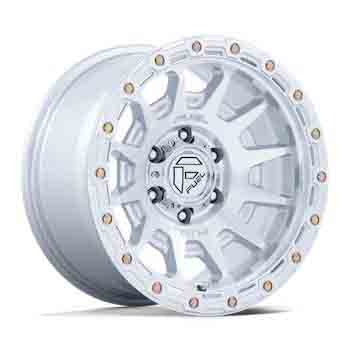 FUEL FUEL FC884 FORTRESS GLOSS SILVER MACHINED FACE GLOSS SILVER MACHINED FACE