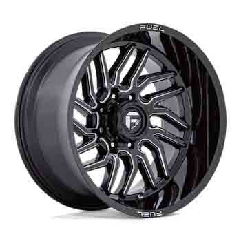 FUEL FUEL D807 HURRICANE GLOSS BLACK MILLED GLOSS BLACK MILLED