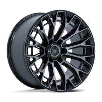 FUEL FUEL FC882 TRAX GLOSS BLACK MACHINED DARK TINT FACE GLOSS BLACK MACHINED DARK TINT FACE