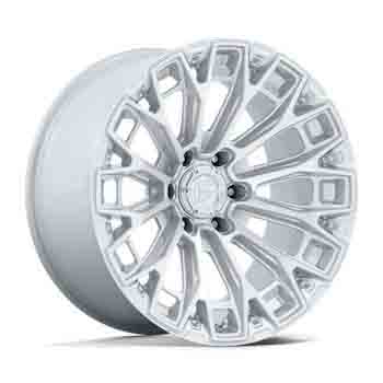 FUEL FUEL FC882 TRAX GLOSS SILVER MACHINED FACE GLOSS SILVER MACHINED FACE