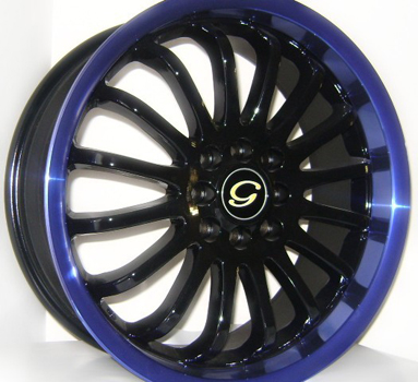 G LINE G601 BLPU BLACK BLUE LIP Black/Blue Lip