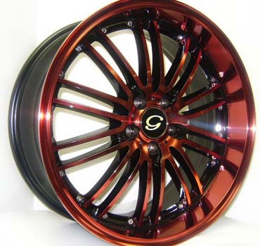 G LINE G820 BPR RED BLACK TRIM Red/Black Trim