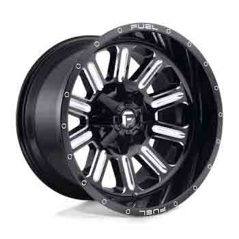 FUEL FUEL D620 HARDLINE GLOSS BLACK MILLED GLOSS BLACK MILLED