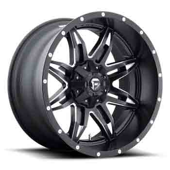 FUEL FUEL D567 LETHAL MATTE BLACK MILLED MATTE BLACK MILLED