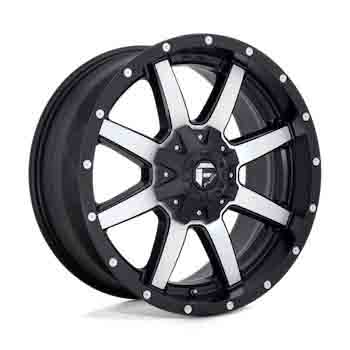 FUEL FUEL D537 MAVERICK MATTE BLACK MACHINED MATTE BLACK MACHINED