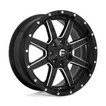 FUEL FUEL D610 MAVERICK GLOSS BLACK MILLED GLOSS BLACK MILLED