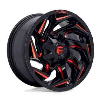 FUEL FUEL D755 REACTION GLOSS BLACK MILLED RED TINT GLOSS BLACK MILLED RED TINT