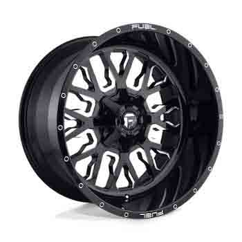 FUEL FUEL D611 STROKE GLOSS BLACK MILLED GLOSS BLACK MILLED
