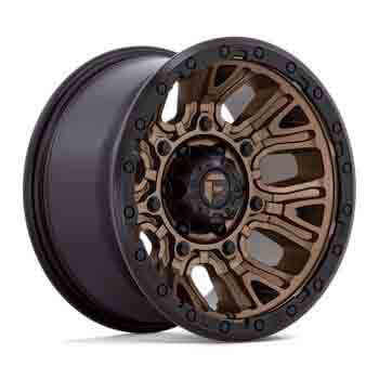 FUEL FUEL D826 TRACTION MATTE BRONZE BLACK RING MATTE BRONZE BLACK RING