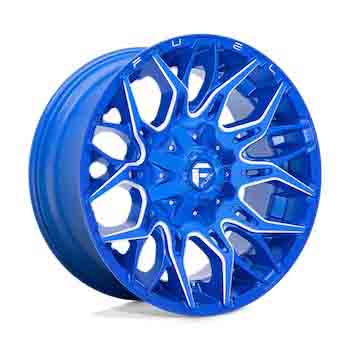 FUEL FUEL D770 TWITCH ANODIZED BLUE MILLED ANODIZED BLUE MILLED