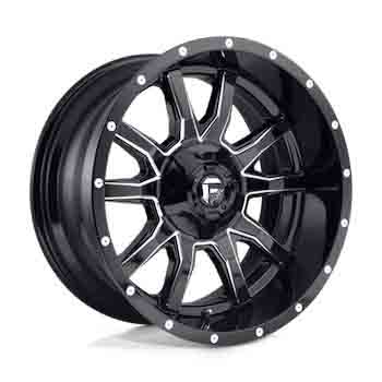 FUEL FUEL D627 VANDAL GLOSS BLACK MILLED GLOSS BLACK MILLED