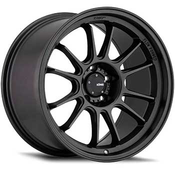 KONIG HYPERGRAM MATTE BLACK Flow Formed - Matte Black