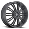 Image of 2 CRAVE No1 SATIN BLACK SUV wheel