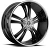 Image of 2 CRAVE No2 BLACK CHROME SUV wheel