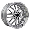 Image of TORO 9002 SILVER MACHINED wheel