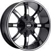 Image of MKW OFFROAD M81 BLACK MACHINED wheel