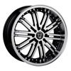 Image of TORO TR9006 Black Machined wheel