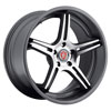 Image of BAVARIA BC5S CONCAVE CHARCOAL MACHINED wheel