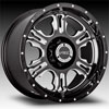 Image of VISION OFFROAD RAGE BLACK MACHINED wheel