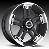 Image of VISION OFFROAD WARLORD BLACK MACHINED wheel
