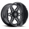Image of HOSTILE HAVOC 6 SPOKE MATTE BLACK wheel
