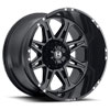 Image of HOSTILE HAVOC 8 SPOKE MATTE BLACK wheel
