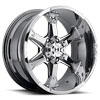 Image of HOSTILE KNUCKLES 6 SPOKE CHROME wheel