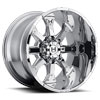 Image of HOSTILE KNUCKLES 8 SPOKE CHROME wheel