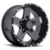 Image of HOSTILE MOAB 5 SPOKE MATTE BLACK MACHINED wheel