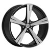 Image of INOVIT SPIN BLACK MACHINED wheel