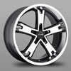 Image of BRAVADO BRUTE BLACK MACHINED wheel