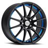 Image of DRAG CONCEPTS R-16 BLACK BLUE wheel