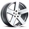 Image of TSW BRISTOL SILVER MIRROR-CUT wheel