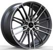 Image of ADVANTI RACING DIVISIO MATTE BLACK MACHINE FACE wheel
