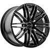 Image of SOTHIS SC102 GLOSS BLACK MACHINED wheel