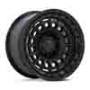 Image of BLACK RHINO BR014 SAHARA MATTE BLACK GLOSS BLACK LIP wheel