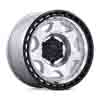 Image of BLACK RHINO BR018 VOYAGER SILVER MACHINED M-BLACK LIP wheel