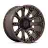Image of BLACK RHINO BR020 DIAMONDBACK BURNT BRONZE wheel