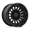 Image of BLACK RHINO BR025 RIVAL MATTE BLACK GLOSS BLACK LIP wheel