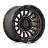 Image of BLACK RHINO BR025 RIVAL BURNT BRONZE MATTE BLACK LIP wheel