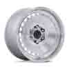 Image of BLACK RHINO BR036 BASIN GLOSS SILVER MACHINED FACE wheel