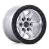 Image of BLACK RHINO BR200 ECHO TRAIL LOCK BEADLOCK HYPER SILVER MACHINED FACE wheel